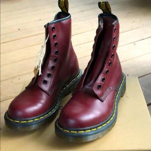 Dr. Martens burgundy boots New